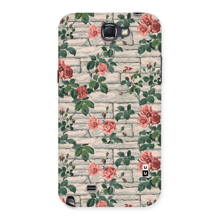 Floral Wall Design Back Case for Galaxy Note 2