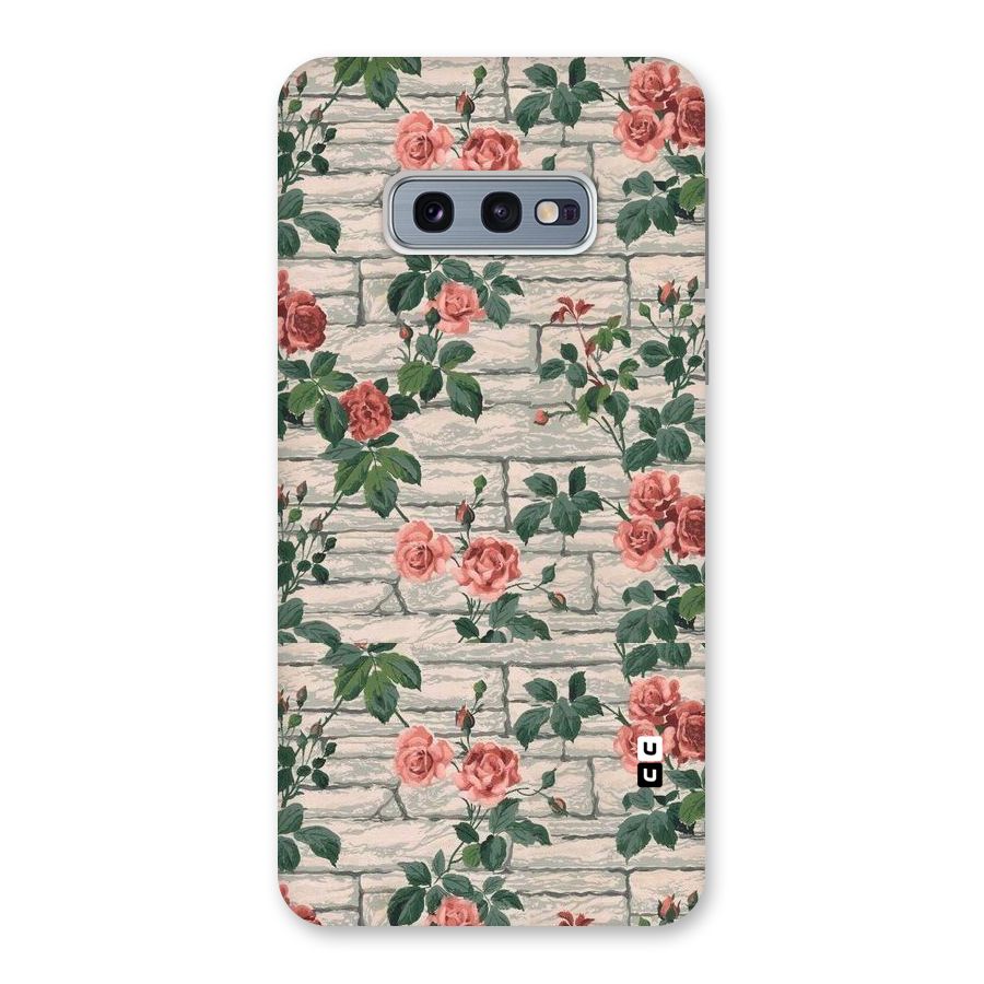 Floral Wall Design Back Case for Galaxy S10e