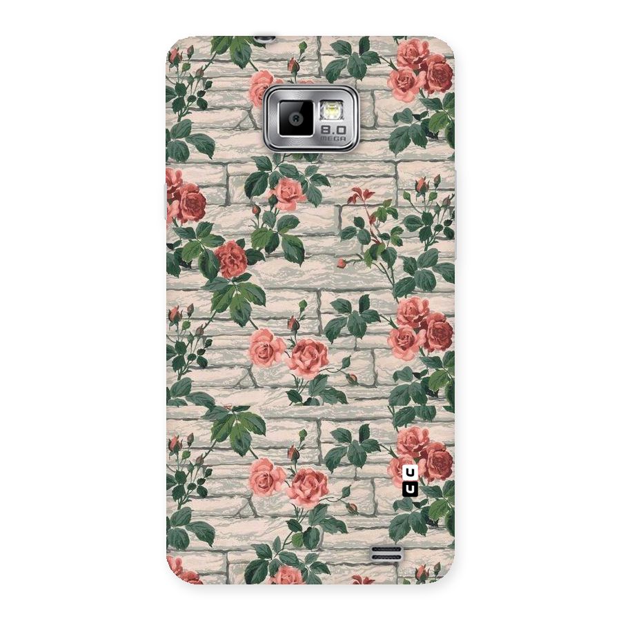 Floral Wall Design Back Case for Galaxy S2