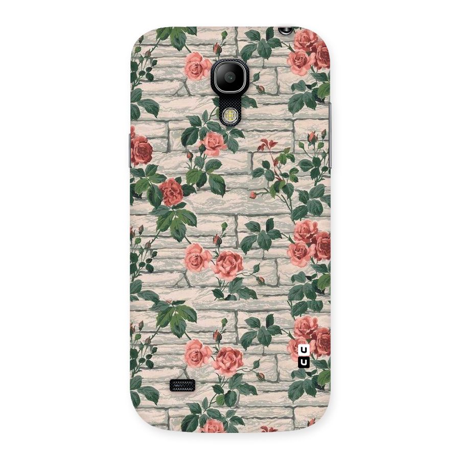 Floral Wall Design Back Case for Galaxy S4 Mini