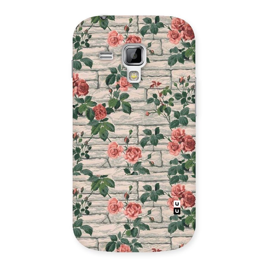 Floral Wall Design Back Case for Galaxy S Duos