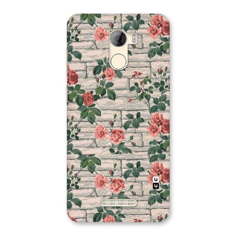 Floral Wall Design Back Case for Gionee A1 LIte