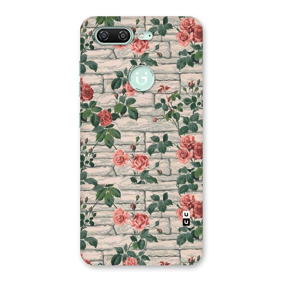 Floral Wall Design Back Case for Gionee S10