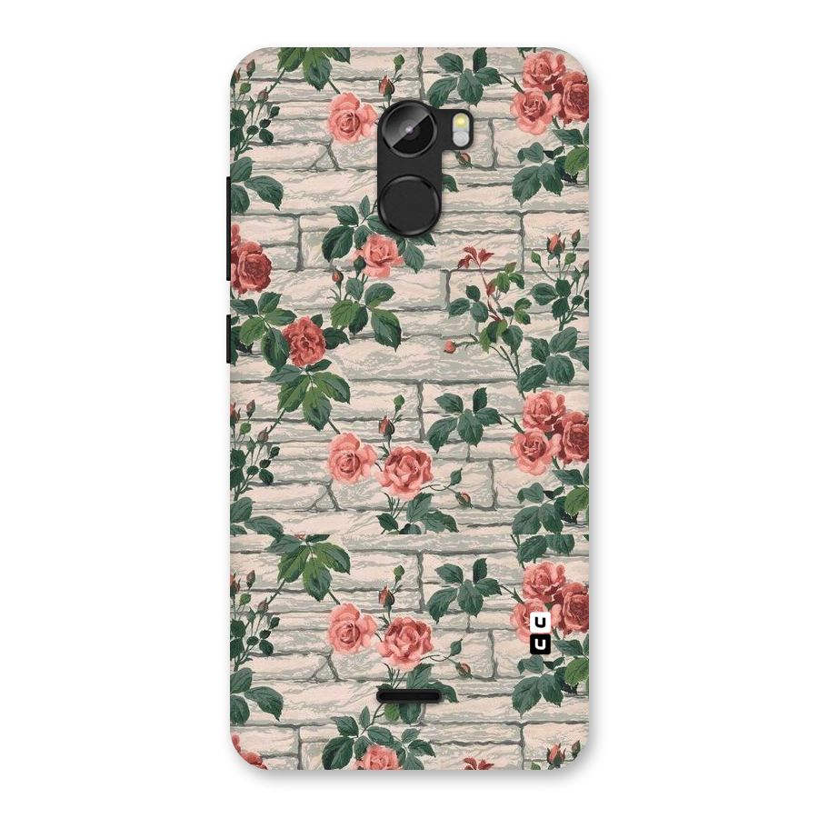 Floral Wall Design Back Case for Gionee X1