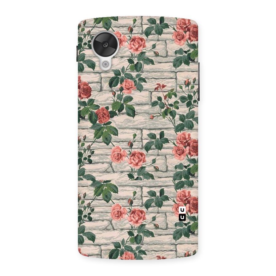 Floral Wall Design Back Case for Google Nexsus 5