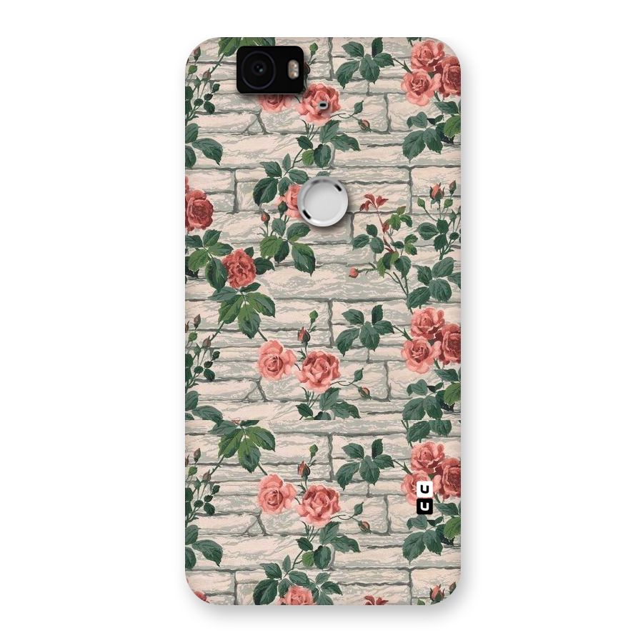 Floral Wall Design Back Case for Google Nexus-6P