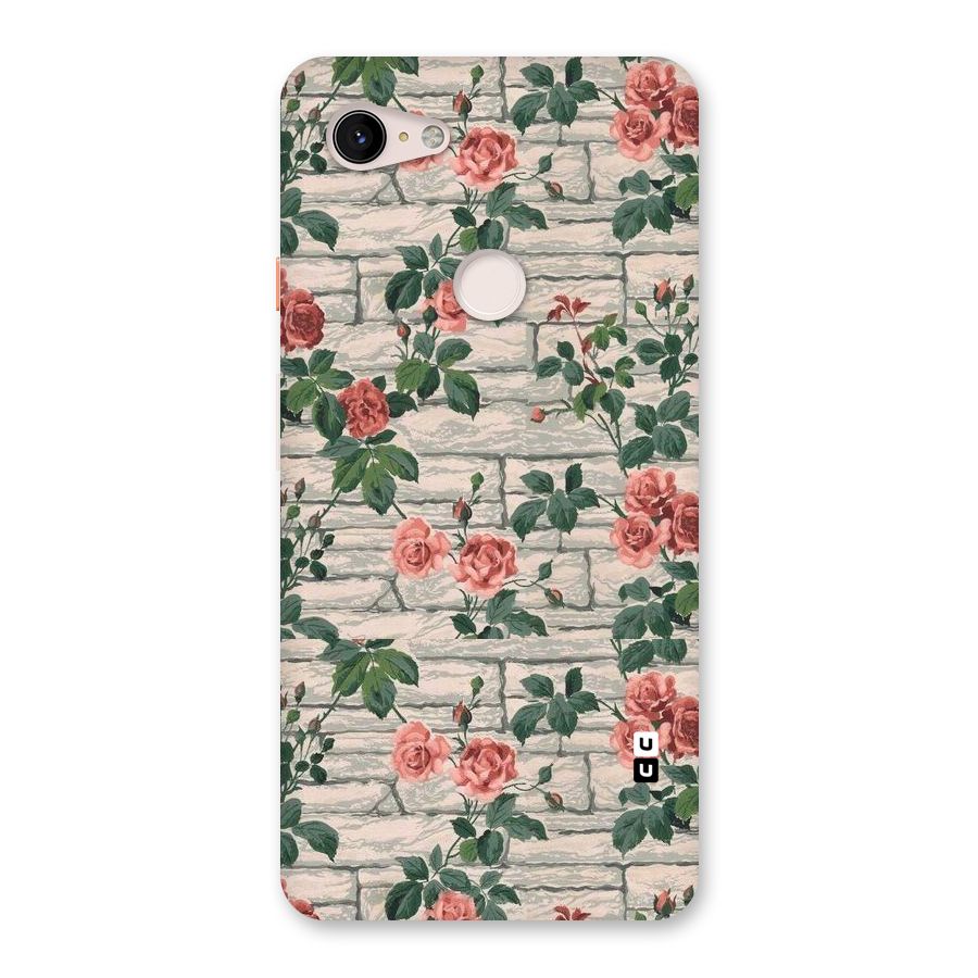 Floral Wall Design Back Case for Google Pixel 3 XL