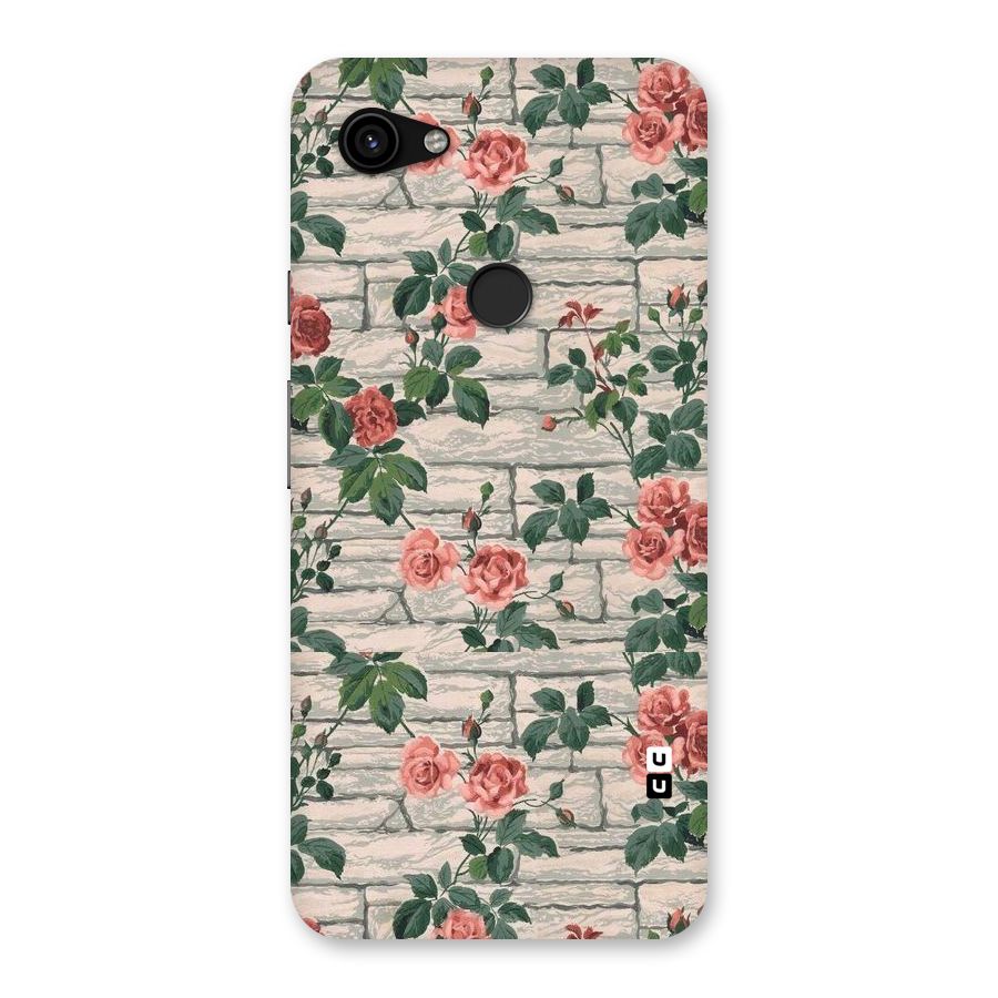 Floral Wall Design Back Case for Google Pixel 3a XL