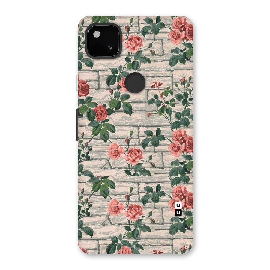 Floral Wall Design Back Case for Google Pixel 4a
