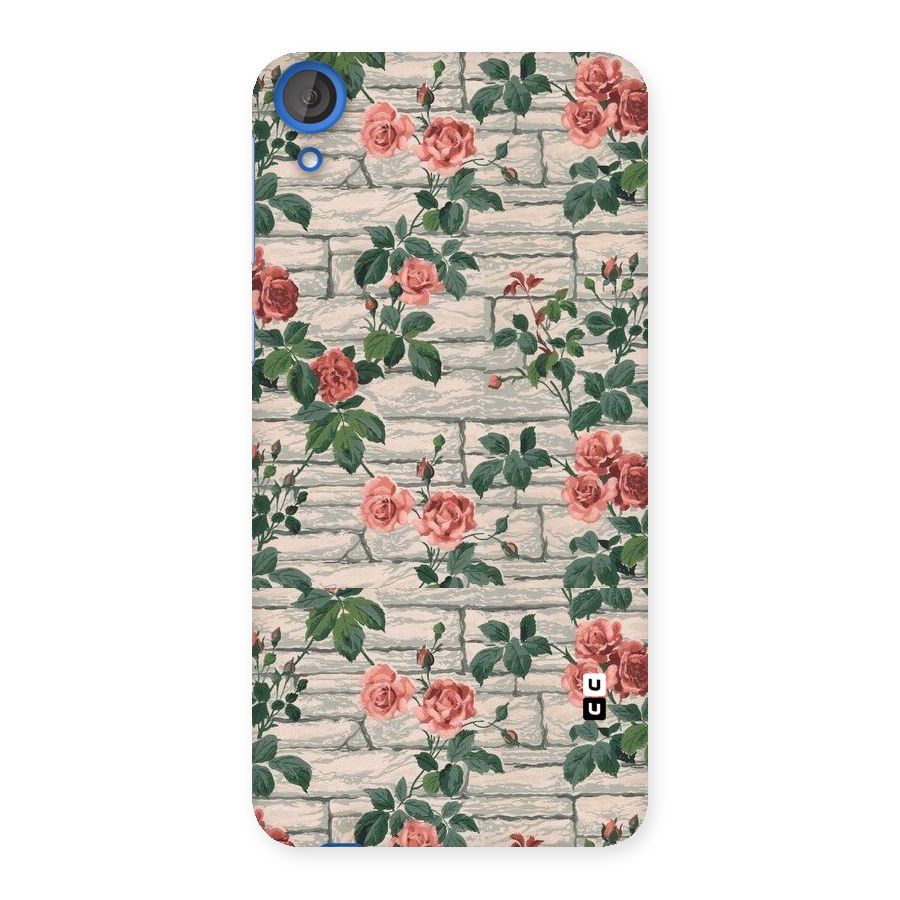 Floral Wall Design Back Case for HTC Desire 820s