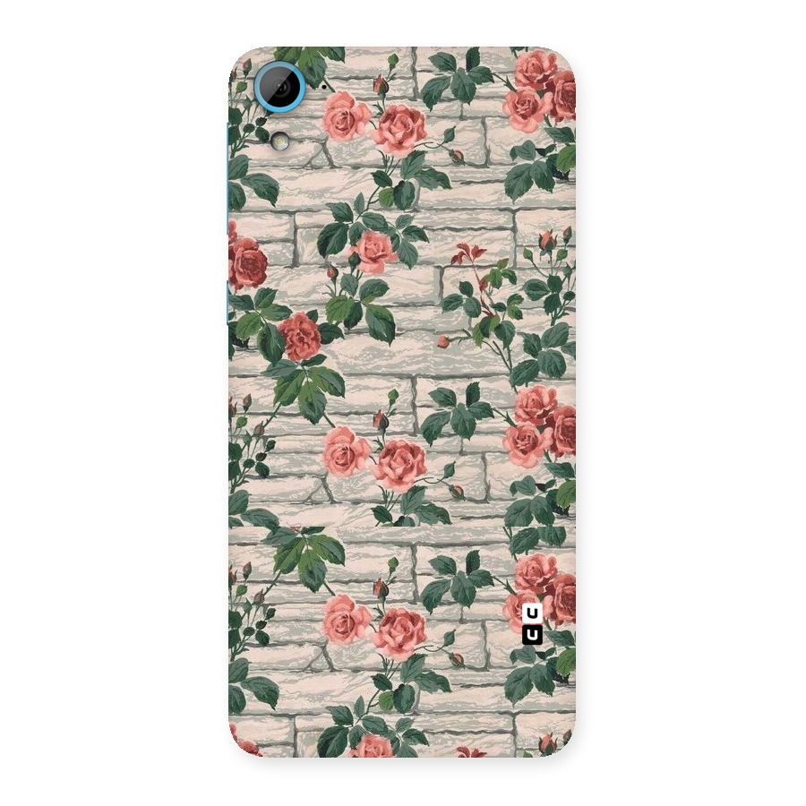 Floral Wall Design Back Case for HTC Desire 826