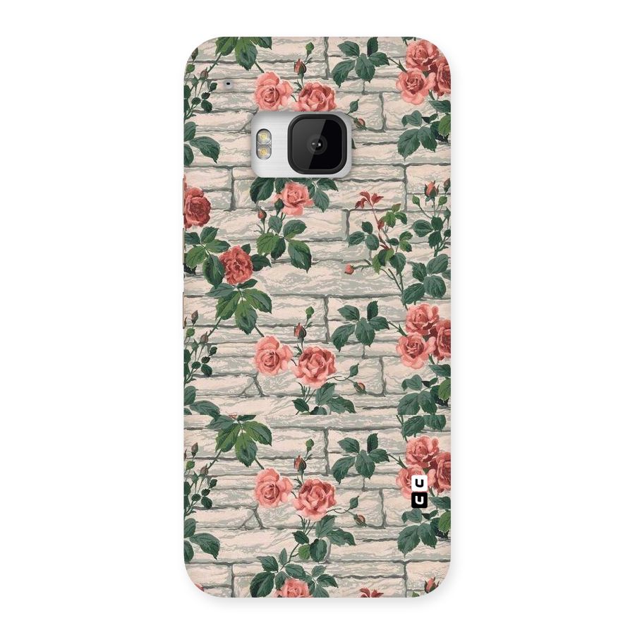 Floral Wall Design Back Case for HTC One M9