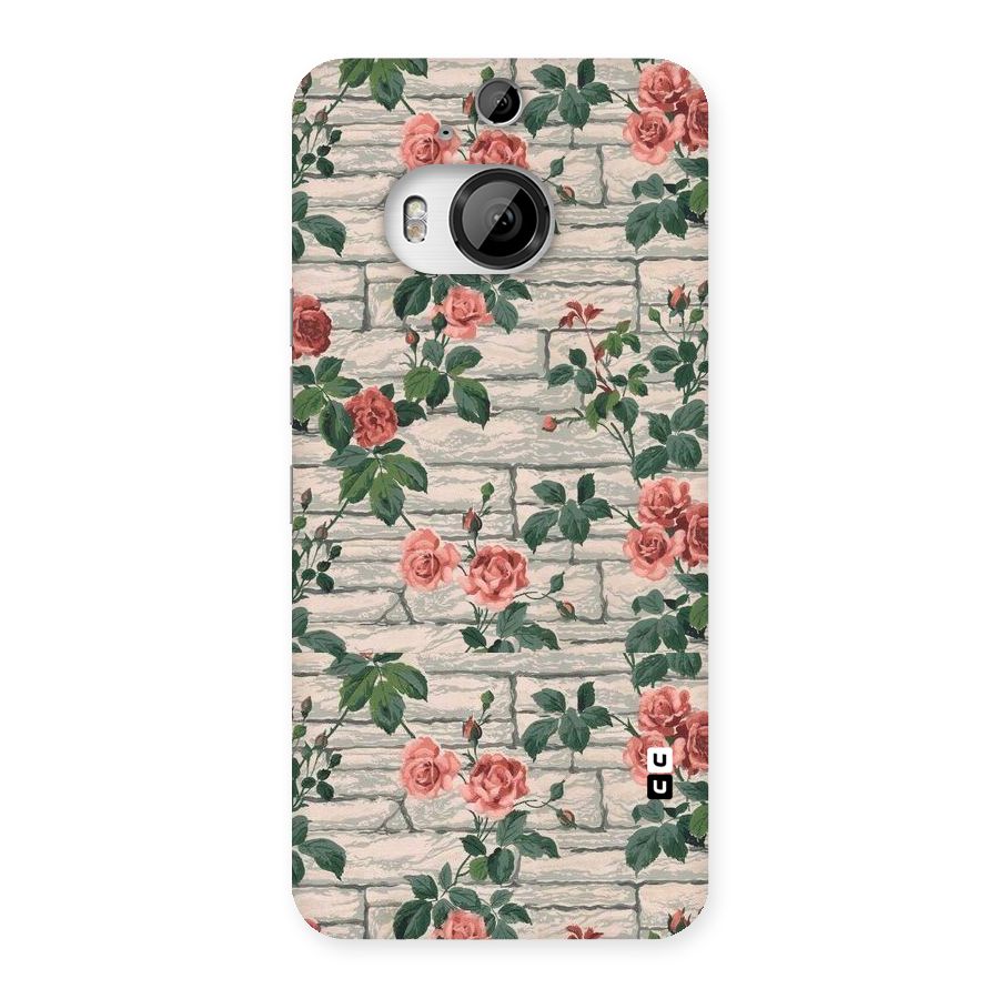 Floral Wall Design Back Case for HTC One M9 Plus