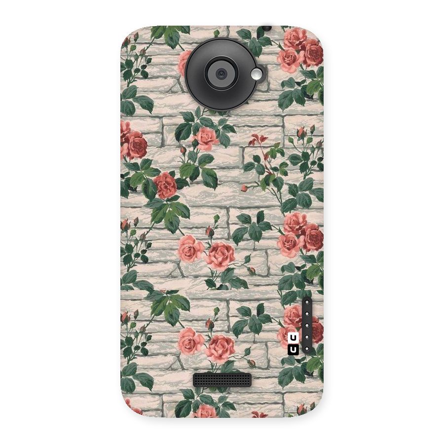 Floral Wall Design Back Case for HTC One X