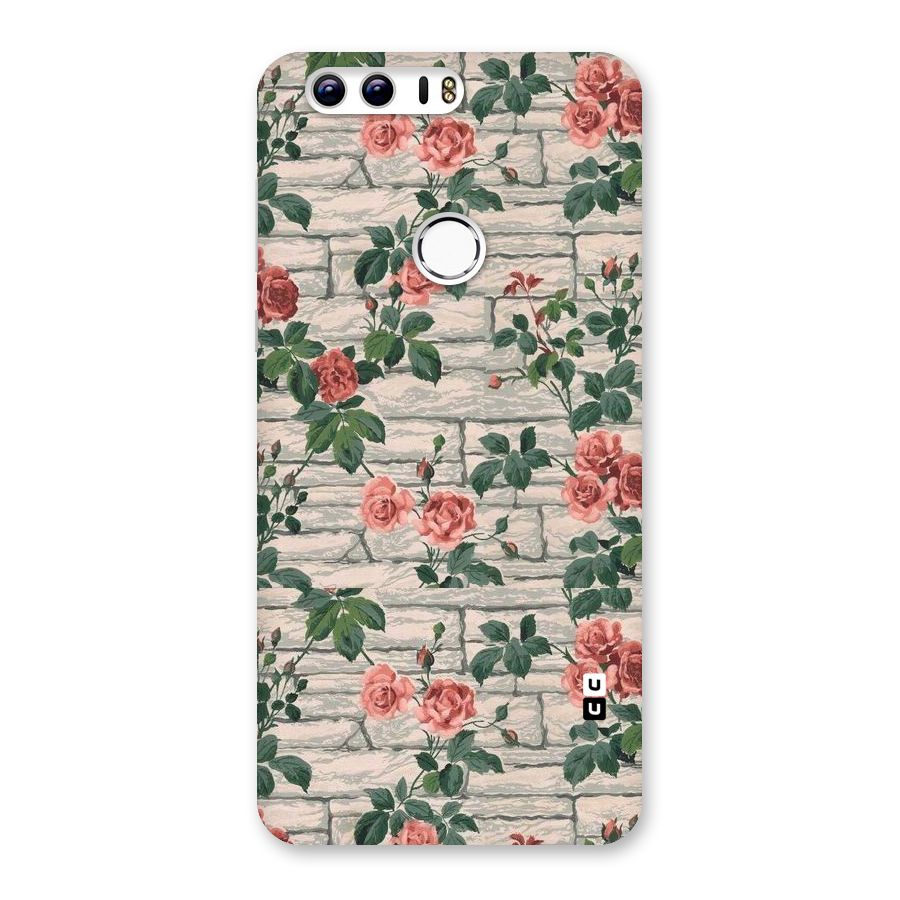 Floral Wall Design Back Case for Honor 8