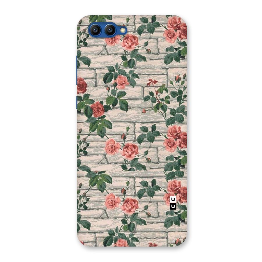 Floral Wall Design Back Case for Honor View 10