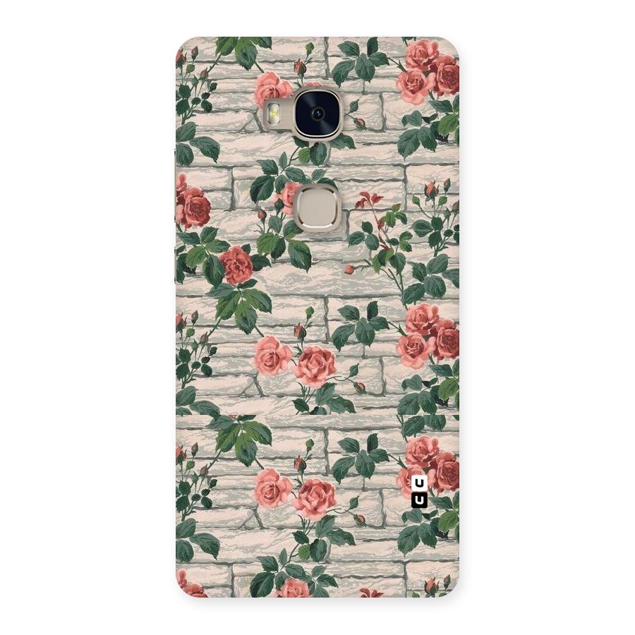 Floral Wall Design Back Case for Huawei Honor 5X