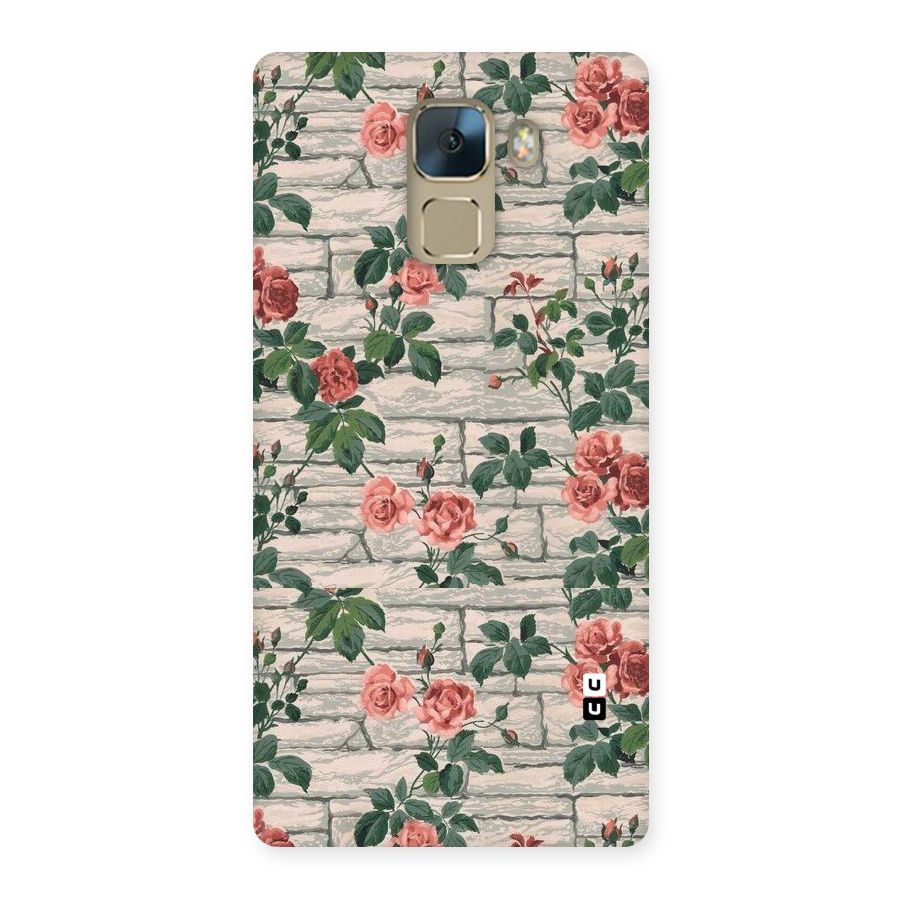 Floral Wall Design Back Case for Huawei Honor 7