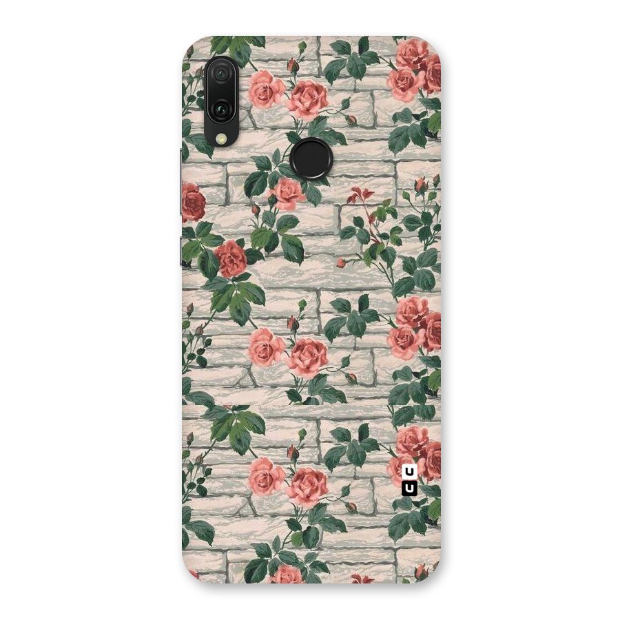 Floral Wall Design Back Case for Huawei Y9 (2019)