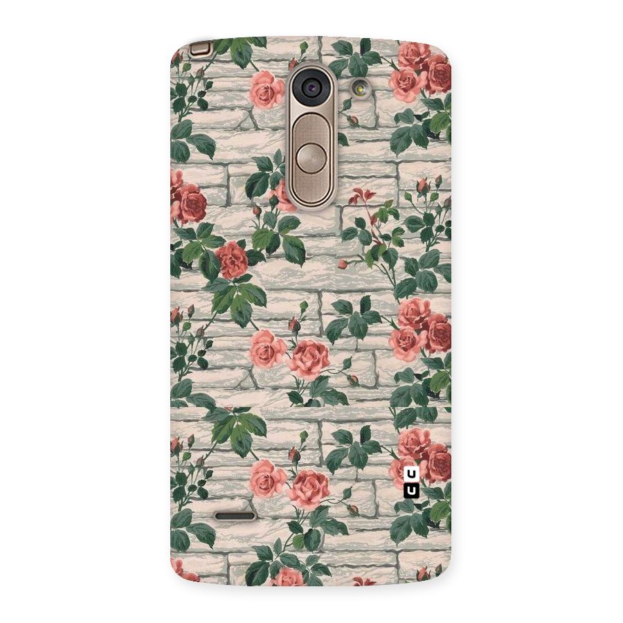 Floral Wall Design Back Case for LG G3 Stylus