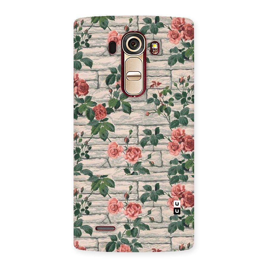 Floral Wall Design Back Case for LG G4