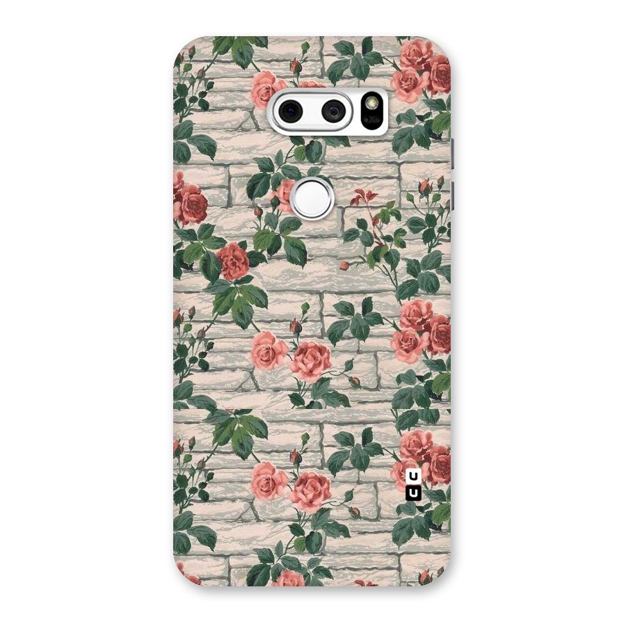 Floral Wall Design Back Case for LG V30