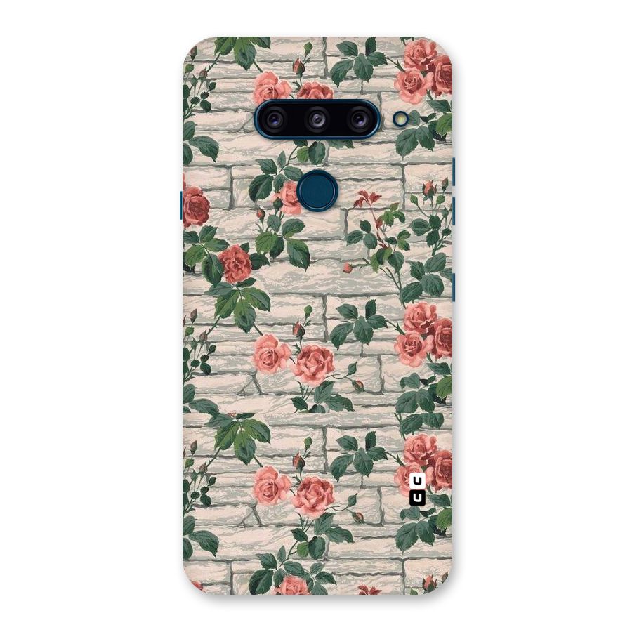 Floral Wall Design Back Case for LG  V40 ThinQ