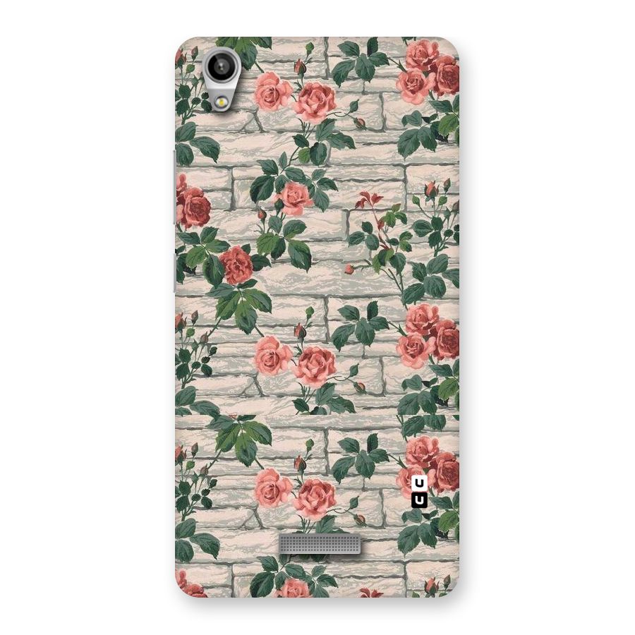 Floral Wall Design Back Case for Lava-Pixel-V1