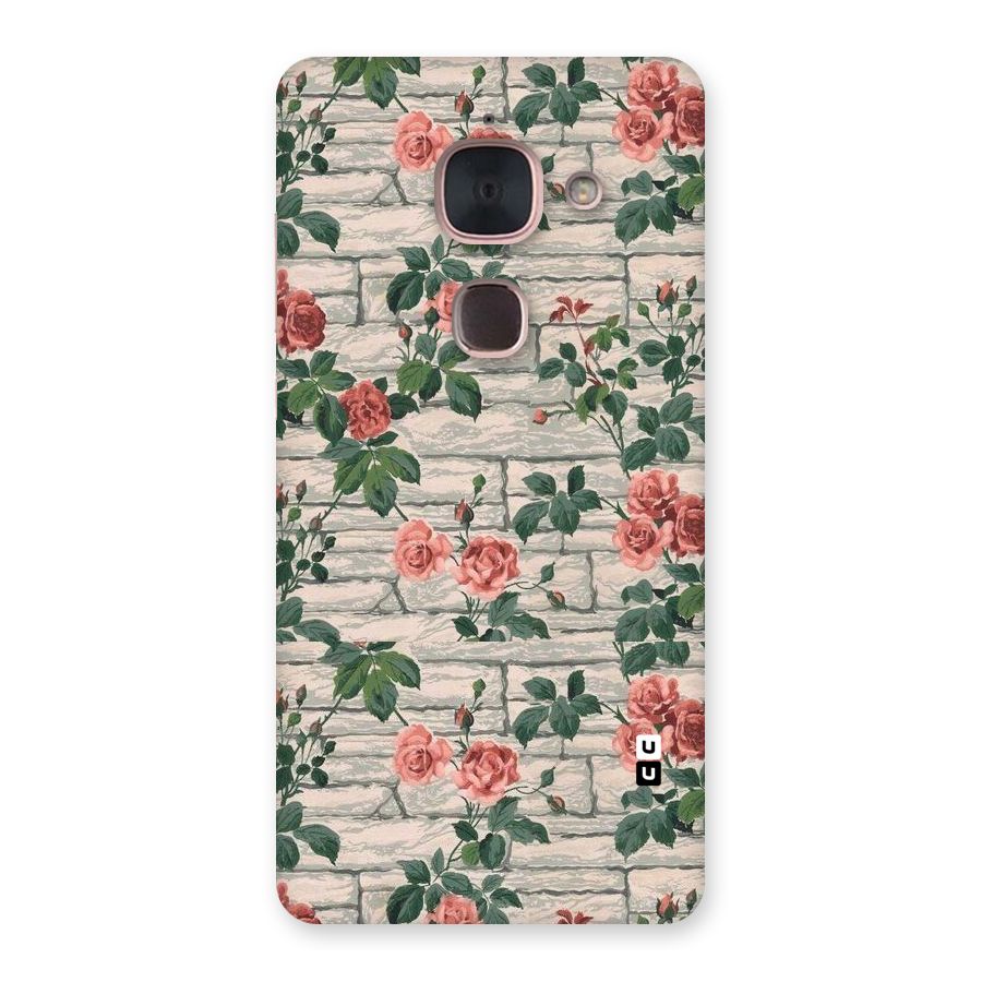 Floral Wall Design Back Case for Le Max 2