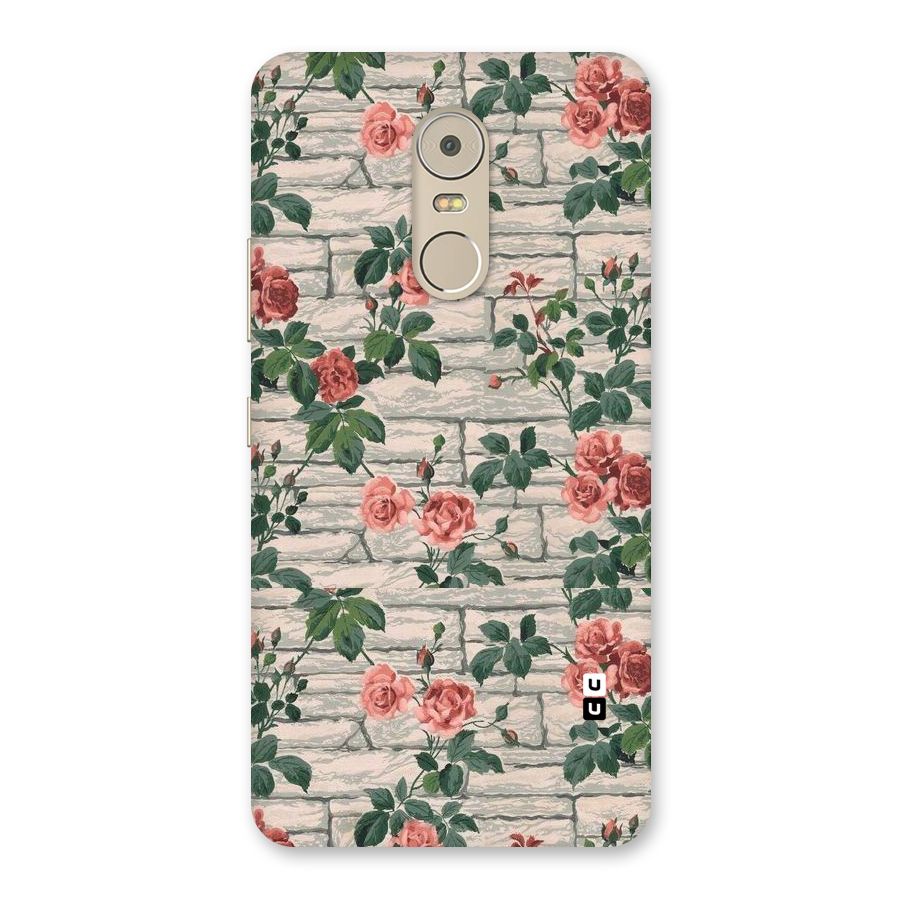 Floral Wall Design Back Case for Lenovo K6 Note