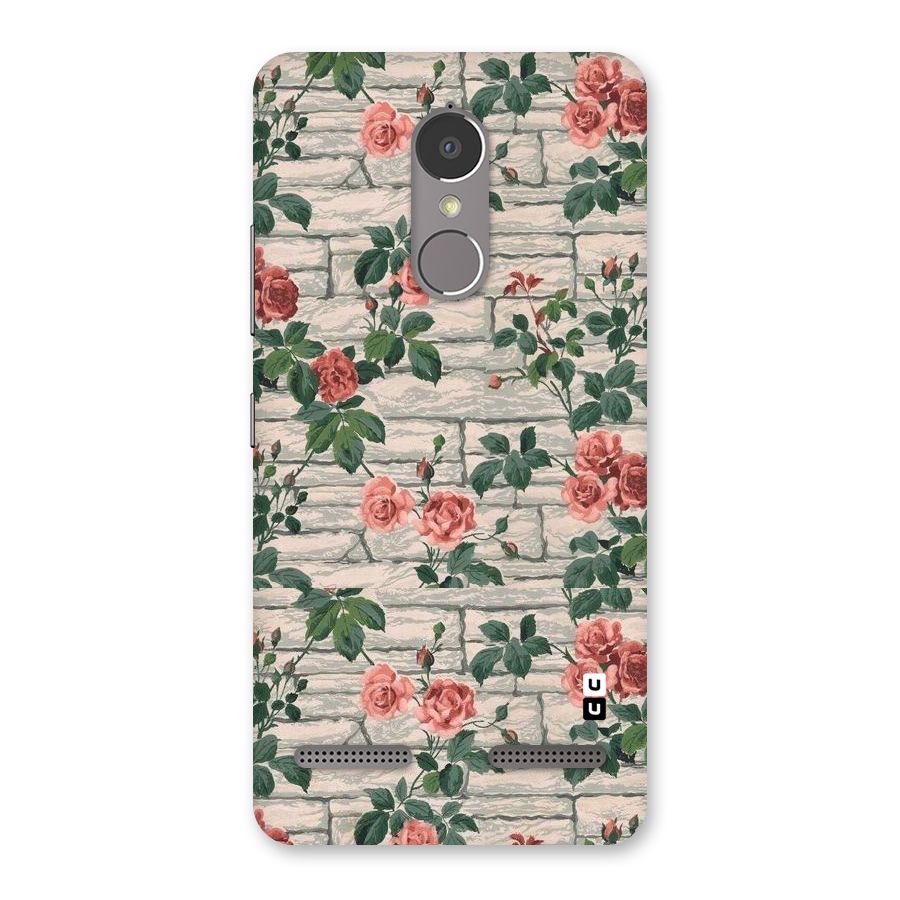 Floral Wall Design Back Case for Lenovo K6 Power