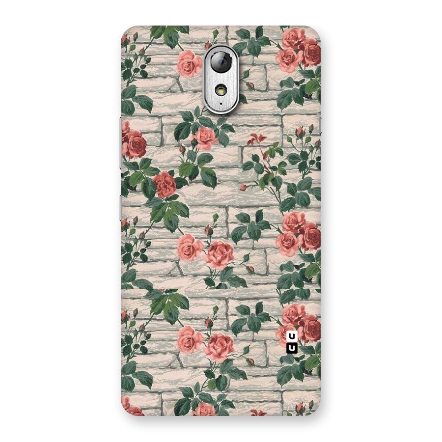Floral Wall Design Back Case for Lenovo Vibe P1M