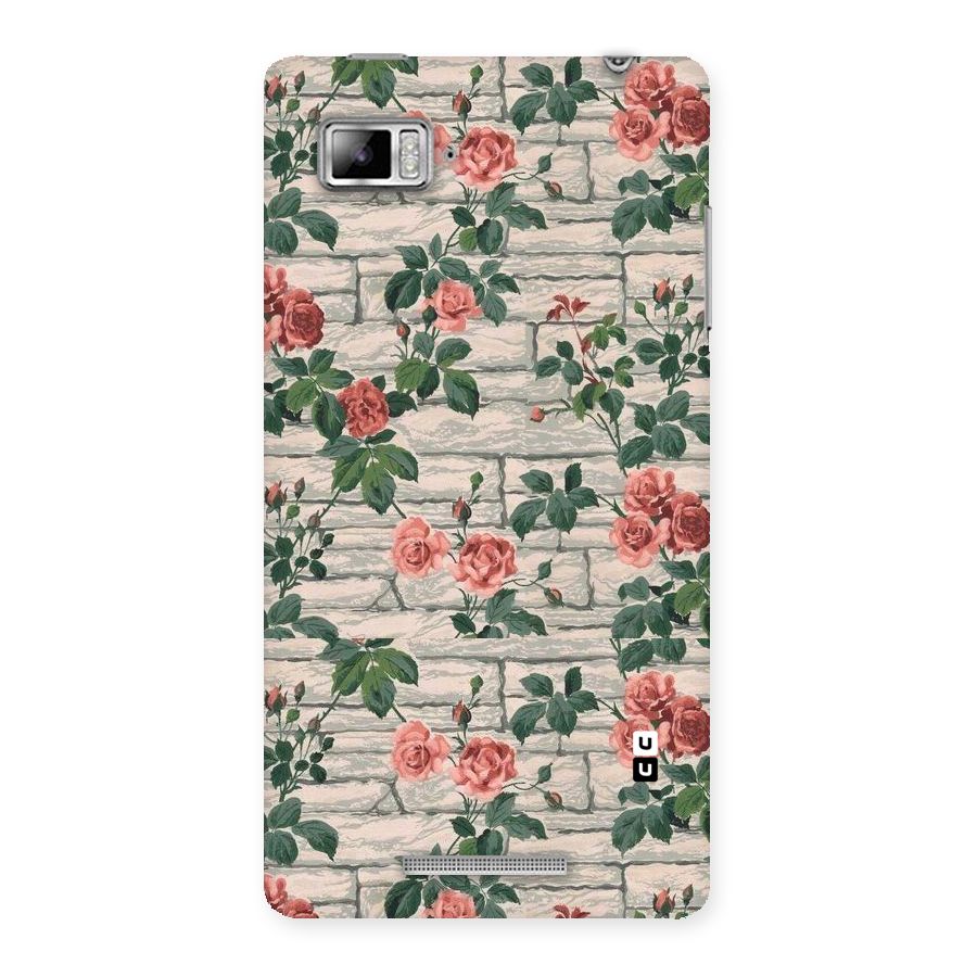 Floral Wall Design Back Case for Lenovo Vibe Z K910