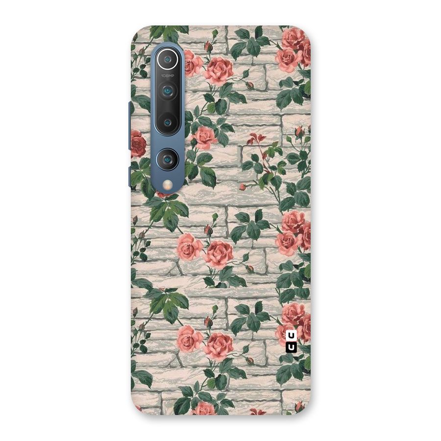 Floral Wall Design Back Case for Mi 10