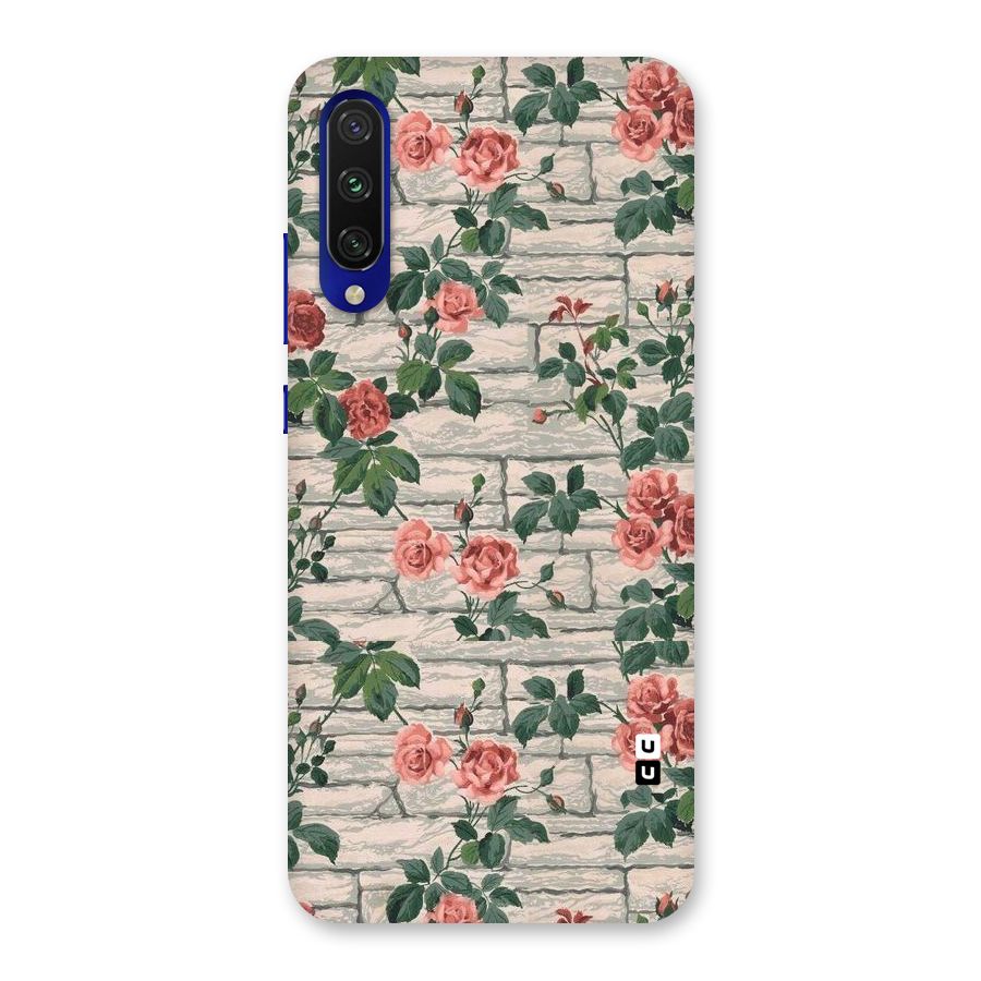 Floral Wall Design Back Case for Mi A3