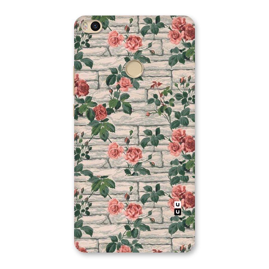 Floral Wall Design Back Case for Mi Max 2
