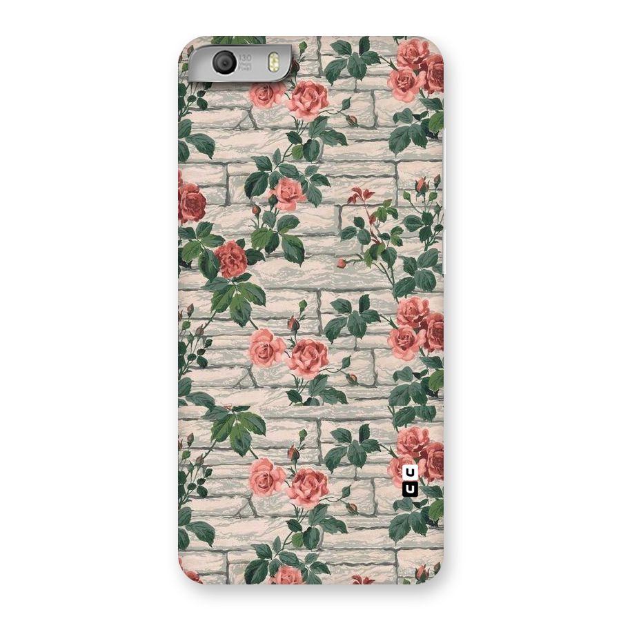 Floral Wall Design Back Case for Micromax Canvas Knight 2