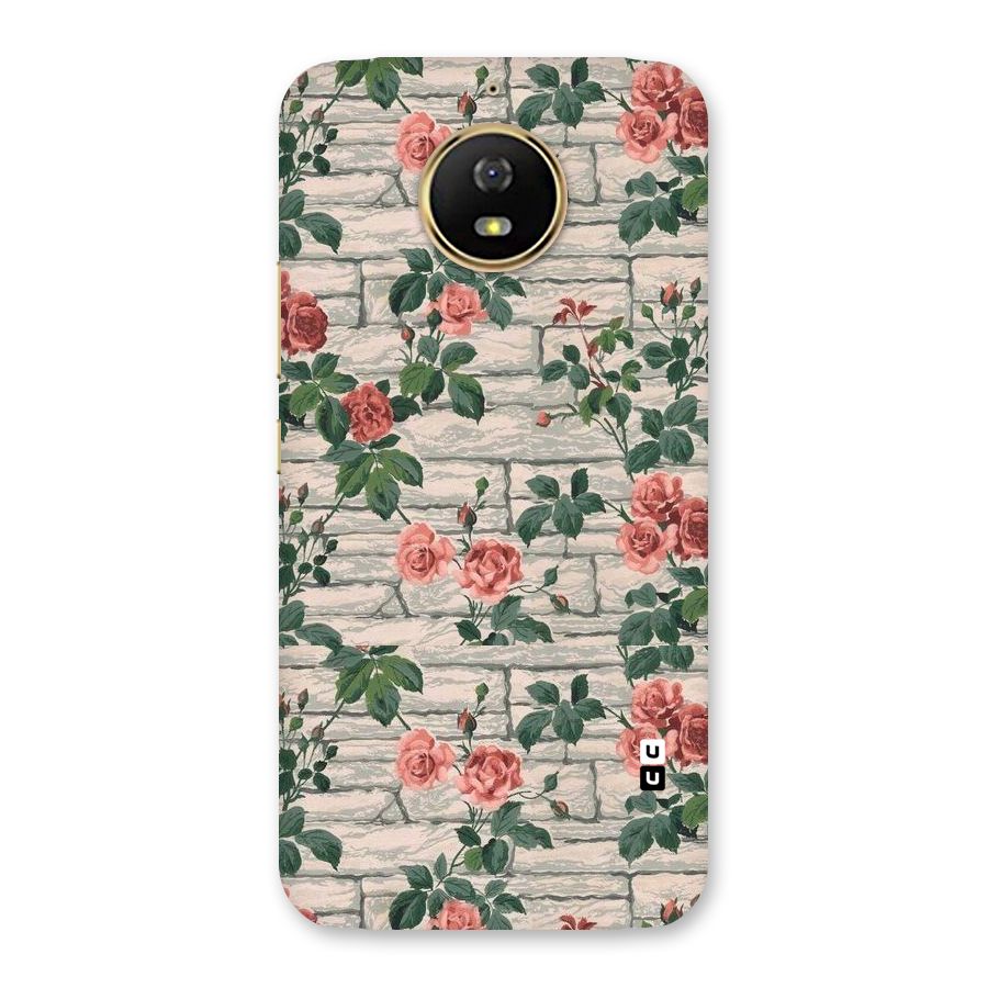 Floral Wall Design Back Case for Moto G5s