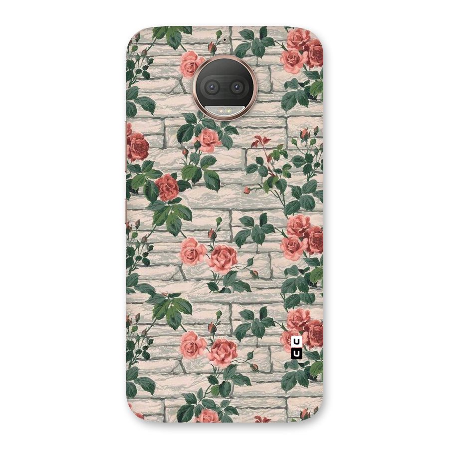 Floral Wall Design Back Case for Moto G5s Plus