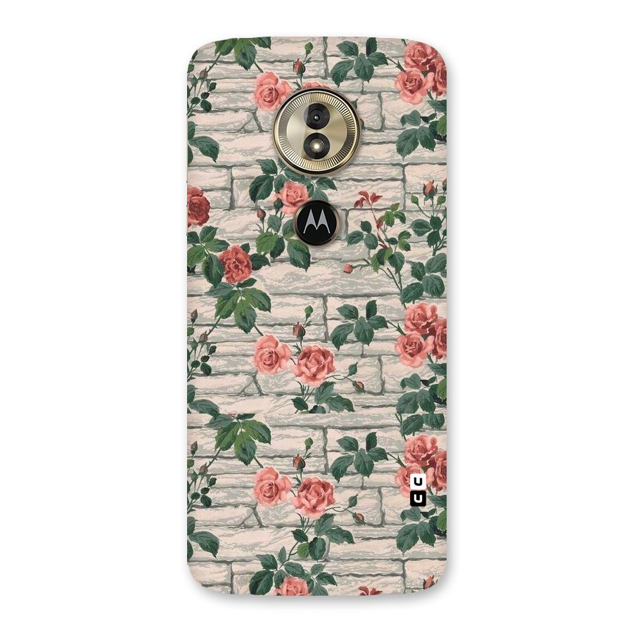 Floral Wall Design Back Case for Moto G6 Play