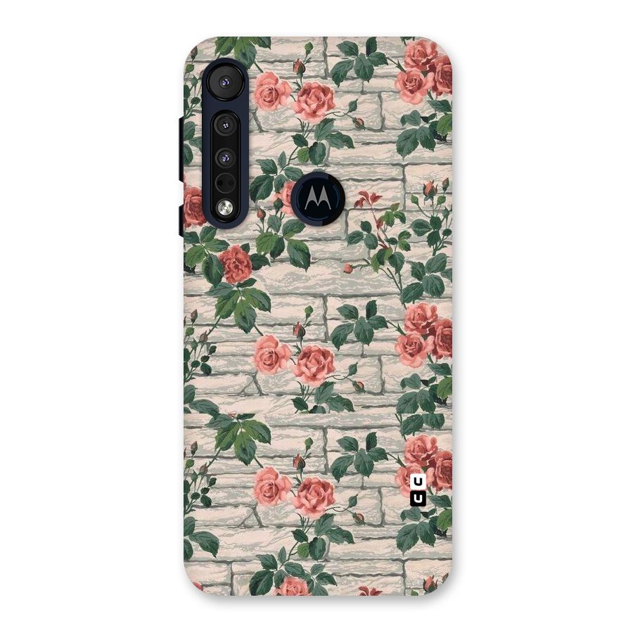 Floral Wall Design Back Case for Motorola One Macro