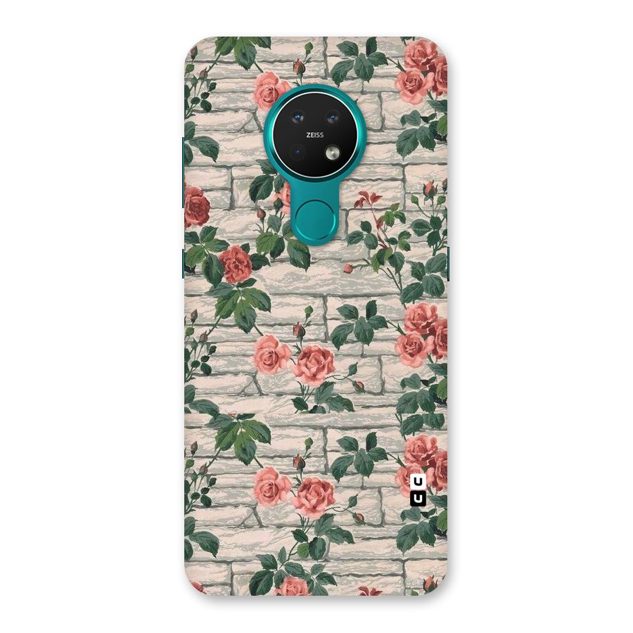 Floral Wall Design Back Case for Nokia 7.2