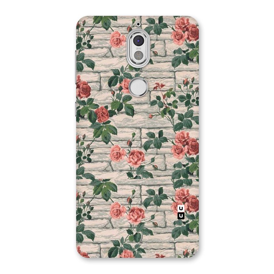 Floral Wall Design Back Case for Nokia 7
