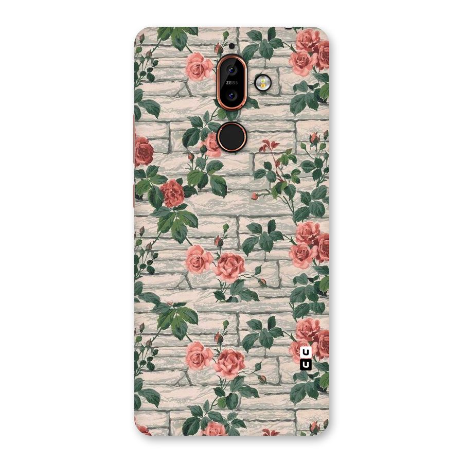 Floral Wall Design Back Case for Nokia 7 Plus