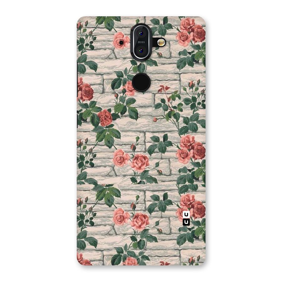 Floral Wall Design Back Case for Nokia 8 Sirocco