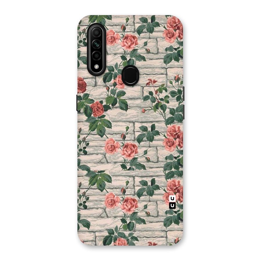 Floral Wall Design Back Case for Oppo A31