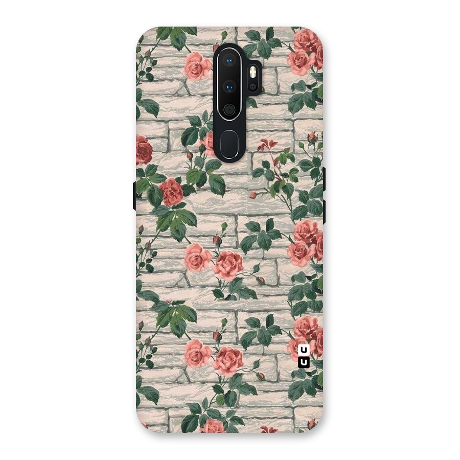 Floral Wall Design Back Case for Oppo A5 (2020)