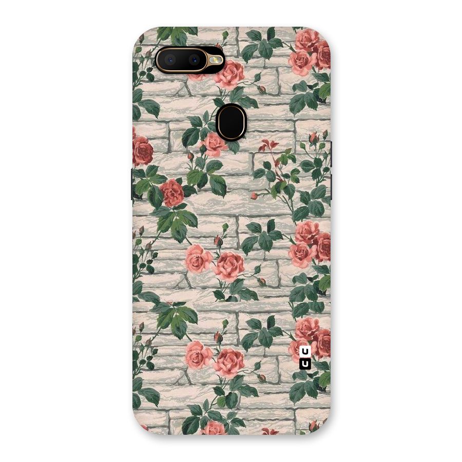Floral Wall Design Back Case for Oppo A5s
