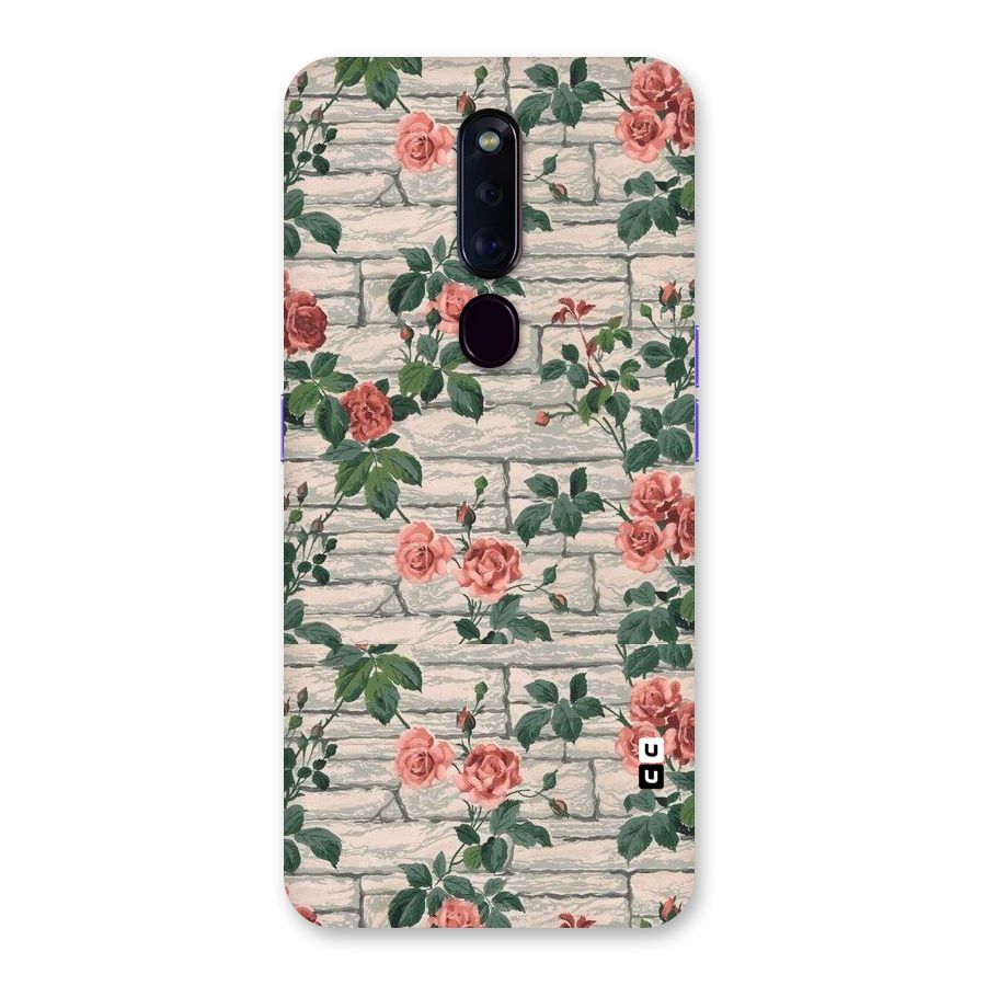 Floral Wall Design Back Case for Oppo F11 Pro
