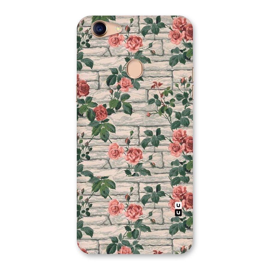 Floral Wall Design Back Case for Oppo F5